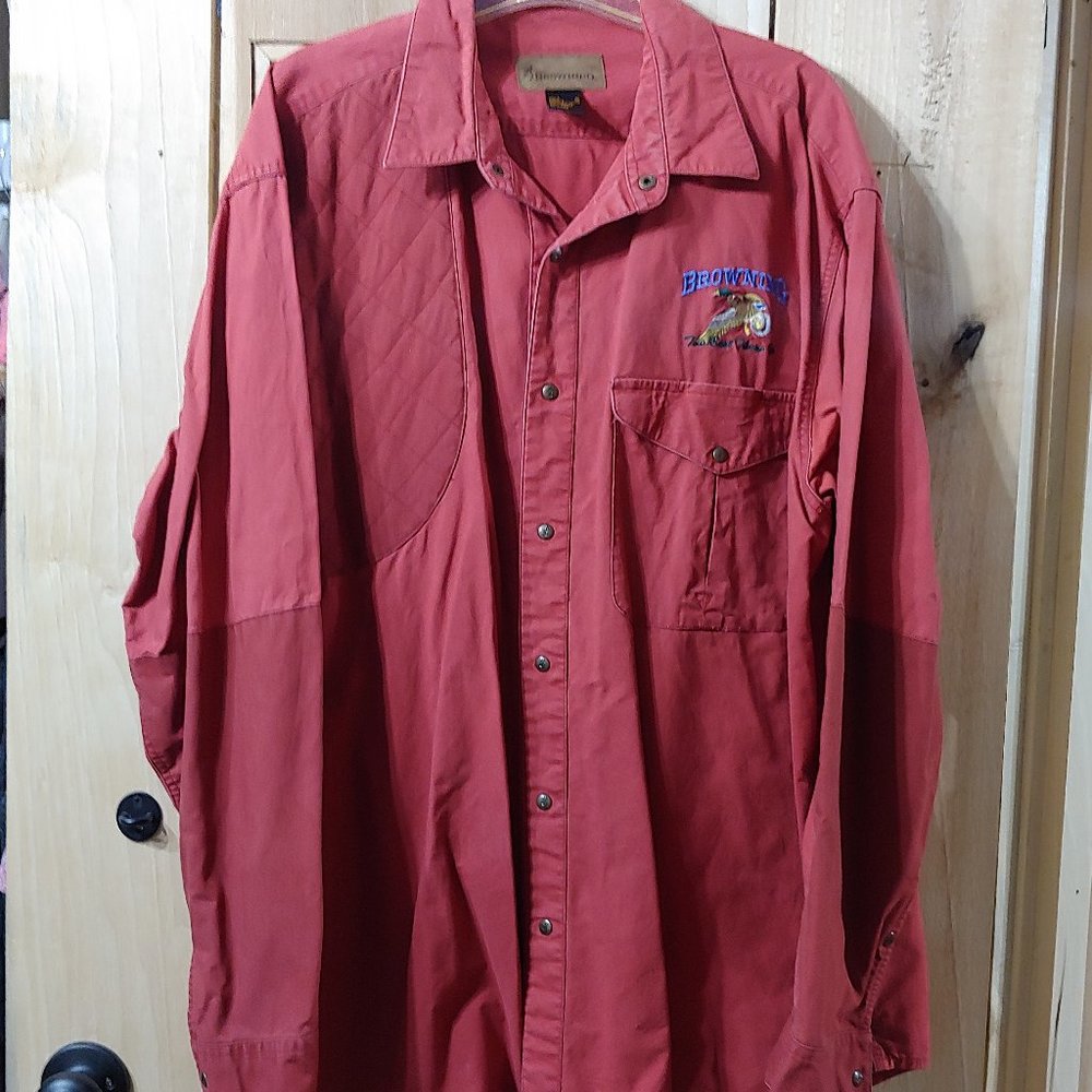 Browning mans snap front shirt  size XL
